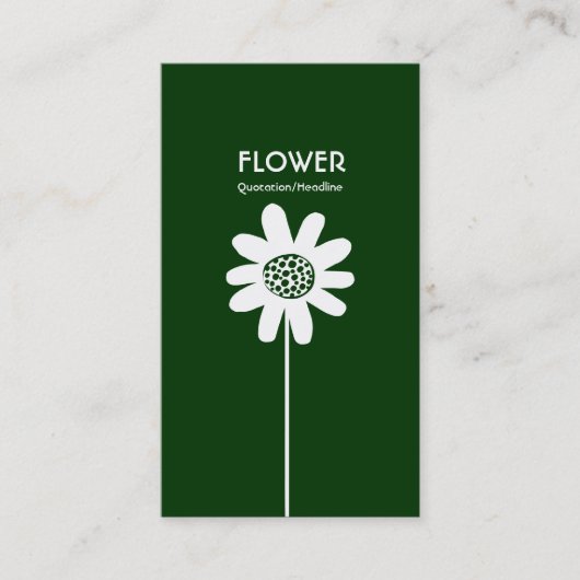 Lange stoomventiel VI - Dk Green Visitekaartje (Voorkant)