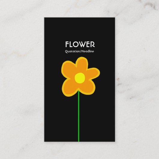 Lange stuurventilator V - zwart Visitekaartje (Voorkant)