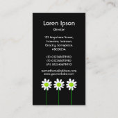 Lange stuurventilator - zwart visitekaartje (Achterkant)