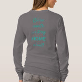 Lange T-shirt met de nestiny Realty voor vrouwen (Achterkant)