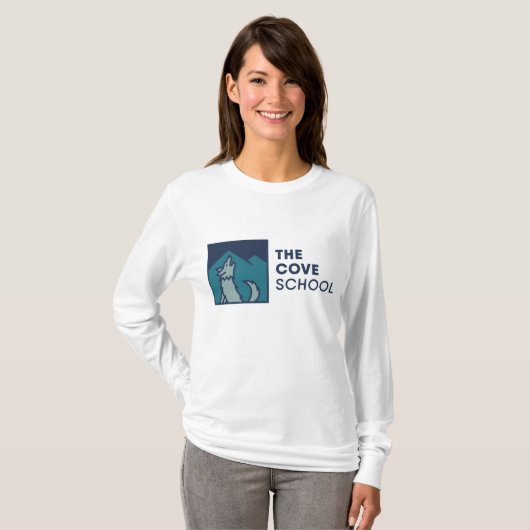 Lange T-shirt van de Cove School Women (Voorkant volledig)