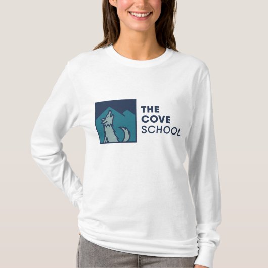 Lange T-shirt van de Cove School Women (Voorkant)