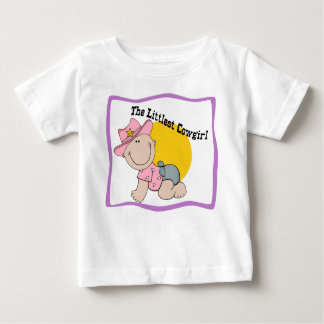 Lange T-shirt van de kleinste Cowgirl Baby