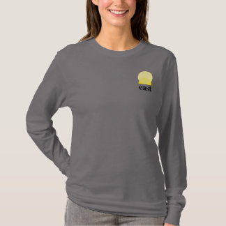 Lange T-shirt voor vrouwen in de Rookgrijs