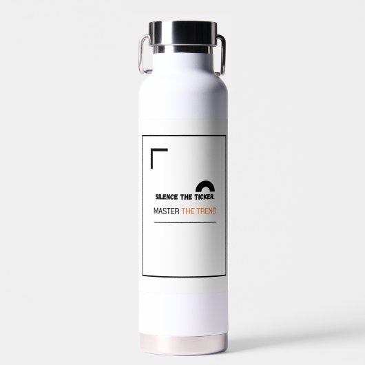 Lange Termijn Investor Waterfles | Mindset Design (Voorkant)