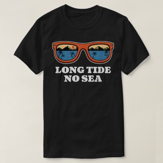 Lange tijd geen Zee met vriendschappelijke Oceaan T-shirt (Design voorkant)