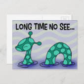 Lange tijd niet zichtbaar briefkaart (Voorkant / Achterkant)