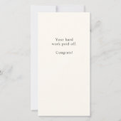 Lange tijd om het Jubileum van de Sober Sobriety t Kaart (Achterkant)