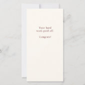 Lange tijd om 's avonds de Sober Sobriety te blijv Kaart (Achterkant)