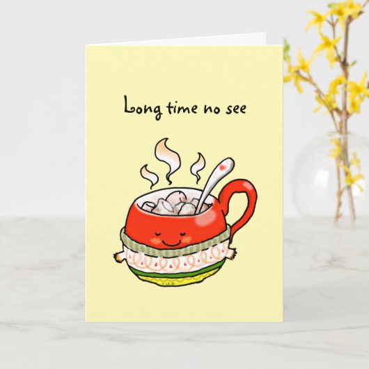 lange tijd onzichtbaar kaart (Gele Bloem)