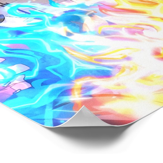 lange tijd onzichtbaar poster (Hoek)