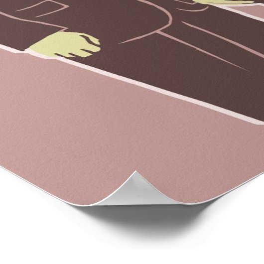 Lange tongolieren poster (Hoek)