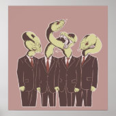 Lange tongolieren poster (Voorkant)