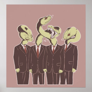 Lange tongolieren poster