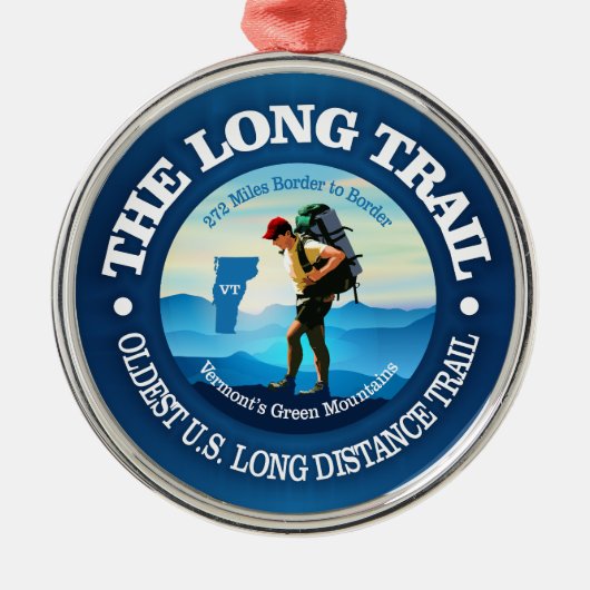 Lange Trail (C) Metalen Ornament (Voorkant)