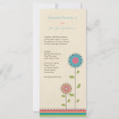 Lange Uitnodiging van de Bloemen van de Regenboog (Achterkant)