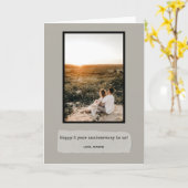 lange verjarenkaart hou van je kaart (Gele Bloem)