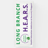 Lange vertakking HEARS Banner (Verticaal)