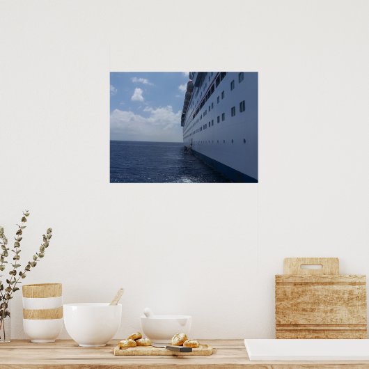 Lange verzending poster (Keuken)