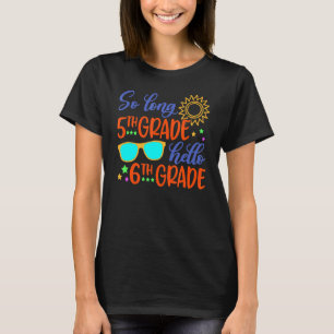 Lange vijfde graad Hallo zesde klas lerarenstudent T-shirt