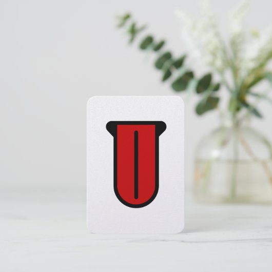 Lange 👅 visitekaartje (Staand voorkant)