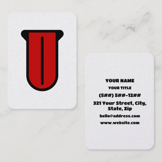 Lange 👅 visitekaartje (Voorkant / Achterkant)