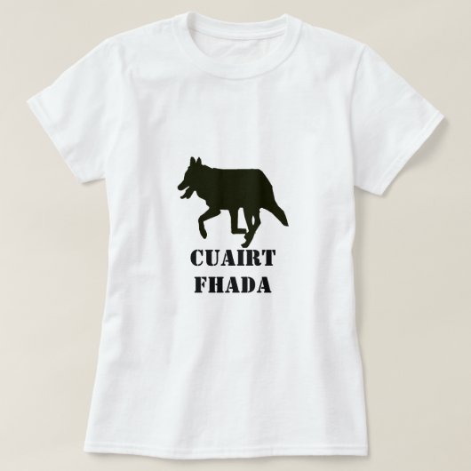 lange wandeling in Scottish Gaelic cuairt fhada T-shirt (Design voorkant)