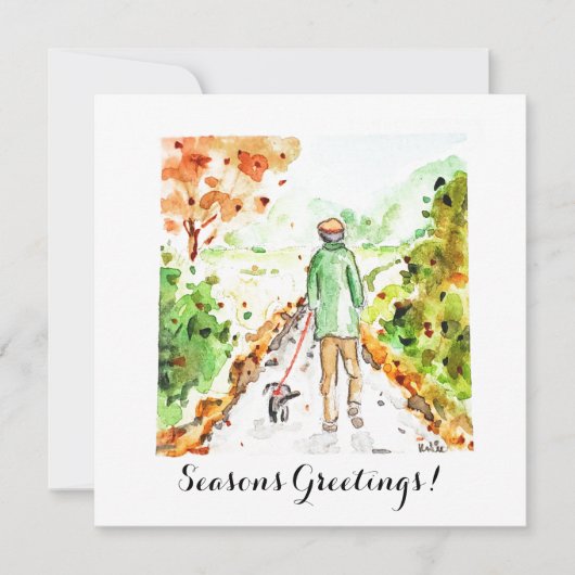 Lange Wandeling naar Huis Kaart (Voorkant)