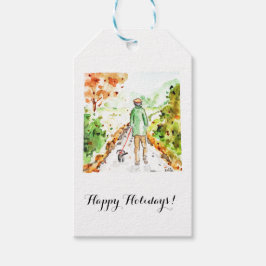 Lange Wandeling Thuis Cadeaulabel