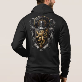 Lange wapenschild hoodie