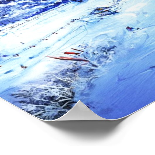 Lange weg naar beneden poster (Hoek)