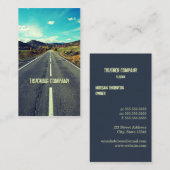Lange weg naar de bergen Trucker Visitekaartje (Voorkant / Achterkant)