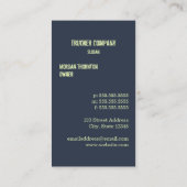 Lange weg naar de bergen Trucker Visitekaartje (Achterkant)