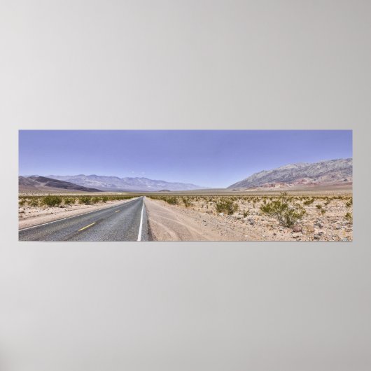 Lange weg naar Nergens Poster (Voorkant)