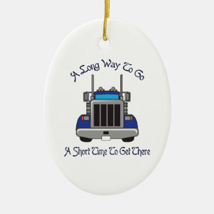 LANGE WEG OM TE GAAN KERAMISCH ORNAMENT