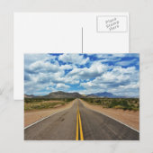 Lange weg vooruit briefkaart (Voorkant / Achterkant)