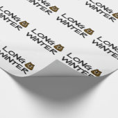 Lange winter cadeaupapier (Hoek)