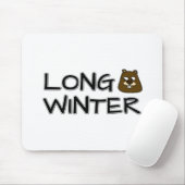 Lange winter muismat (Met muis)