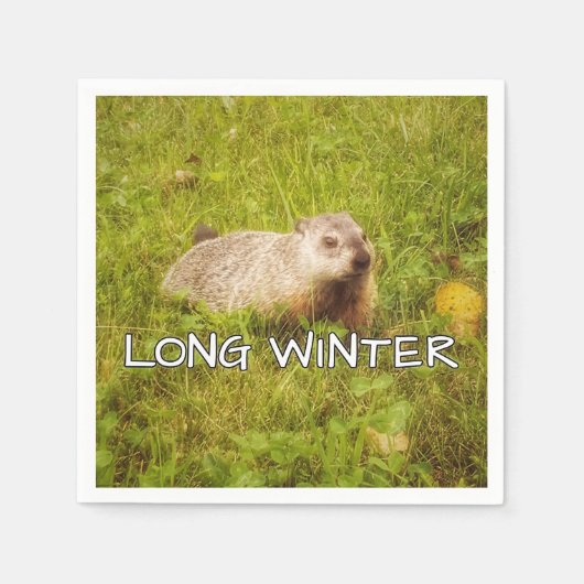 Lange winterluiers servet (Voorkant)