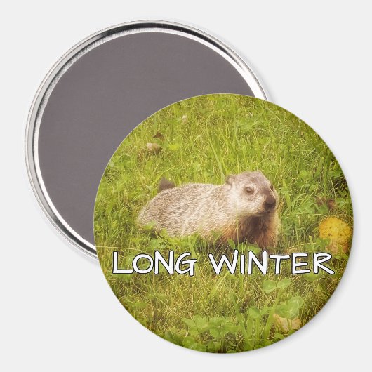 Lange wintermagneet magneet (Voorkant / Achterkant)