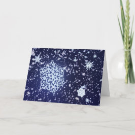 Lange Winter's Night Christmas Kaart