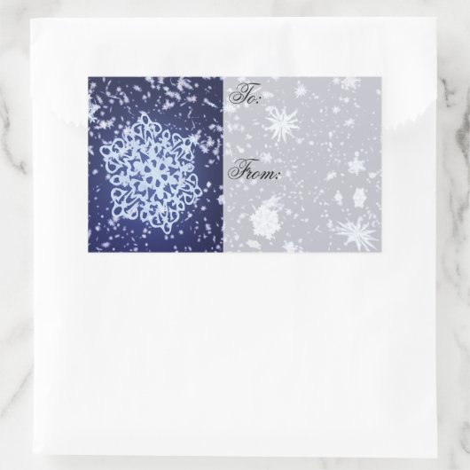 Lange Winter's Night Gift Label Stickers (Tas)