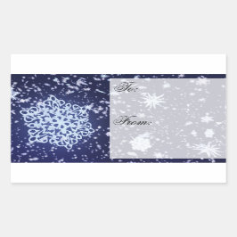 Lange Winter's Night Gift Label Stickers