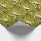 Lange winterverpakkingspapier cadeaupapier (Hoek)