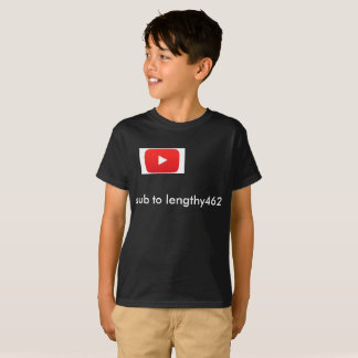 lange youtube-shirten t-shirt
