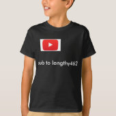 lange youtube-shirten t-shirt (Voorkant)