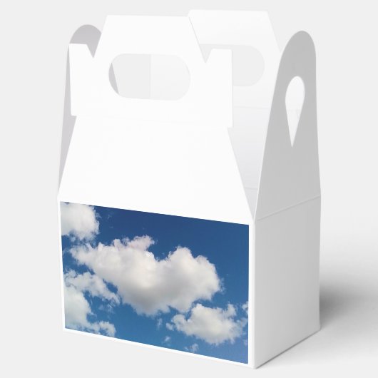 Lange zachte wolk bedankdoosjes (Geopend)