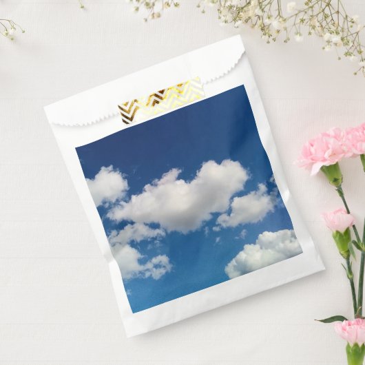 Lange zachte wolk bedankzakje (Gezegeld)