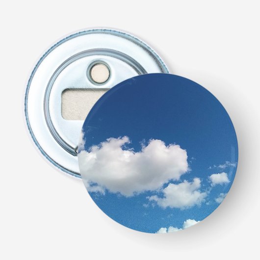 Lange zachte wolk button flesopener (Voorkant)