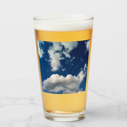 Lange zachte wolk glas (Voorkant gevuld)